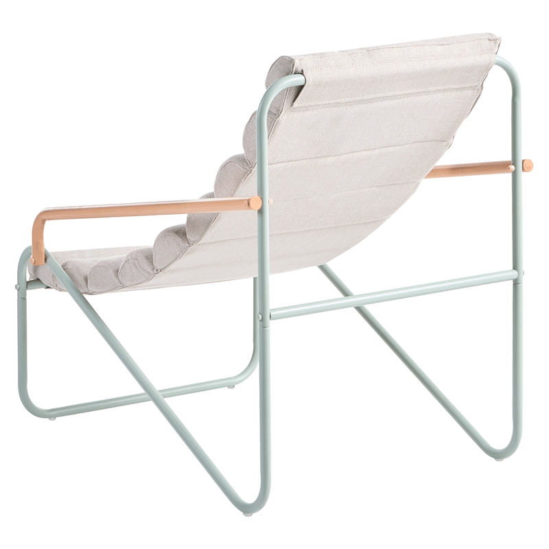 Soffgrupp utomhus med Bord 2-Sits Pasto - Grön/Beige - Utemöbler - Balkong - Balkongmöbler - Balkonggrupper