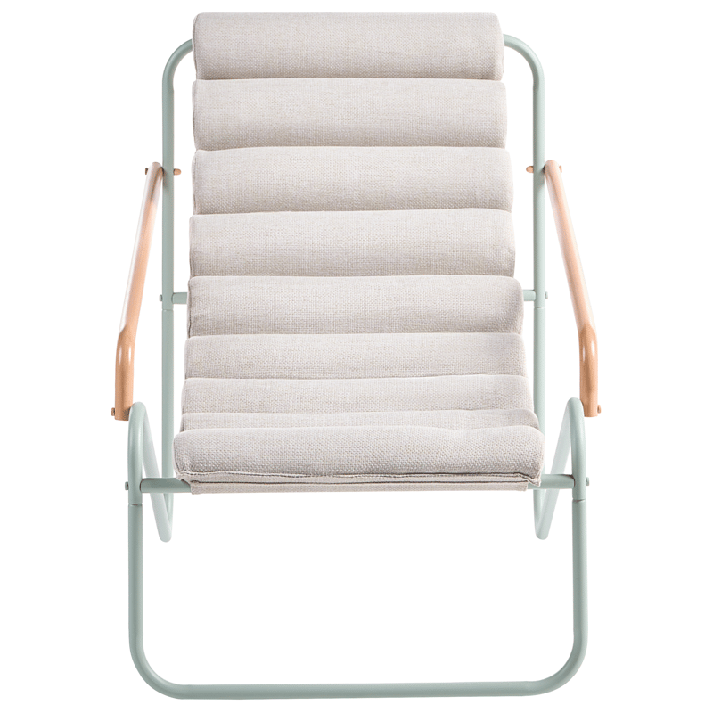 Soffgrupp utomhus med Bord 2-Sits Pasto - Grön/Beige - Utemöbler - Balkong - Balkongmöbler - Balkonggrupper