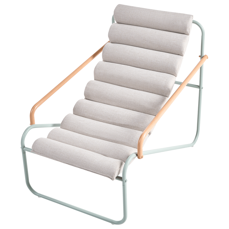 Soffgrupp utomhus med Bord 2-Sits Pasto - Grön/Beige - Utemöbler - Balkong - Balkongmöbler - Balkonggrupper