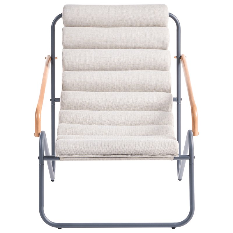 Soffgrupp utomhus med Bord 2-Sits Pasto - Grå/Beige - Utemöbler - Balkong - Balkongmöbler - Balkonggrupper