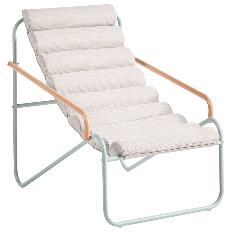 Soffgrupp utomhus med Bord 2-Sits Pasto - Grön/Beige - Utemöbler - Balkong - Balkongmöbler - Balkonggrupper