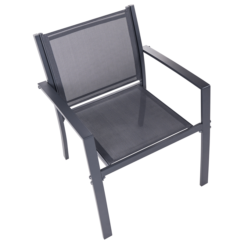 Soffgrupp utomhus med Bord 4-Sits Tavoleto - Mörkgrå - Utemöbler - Utegrupp - Loungegrupp