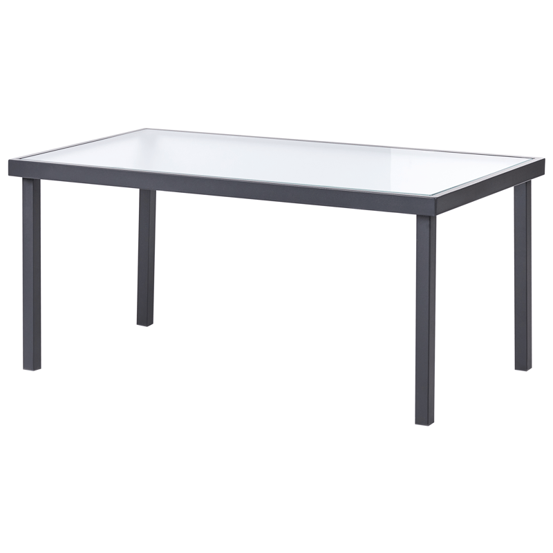 Soffgrupp utomhus med Bord 4-Sits Tavoleto - Mörkgrå - Utemöbler - Utegrupp - Loungegrupp