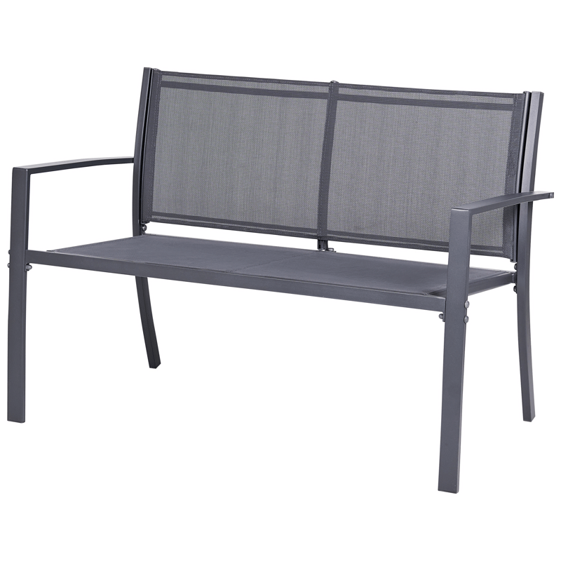 Soffgrupp utomhus med Bord 4-Sits Tavoleto - Mörkgrå - Utemöbler - Utegrupp - Loungegrupp