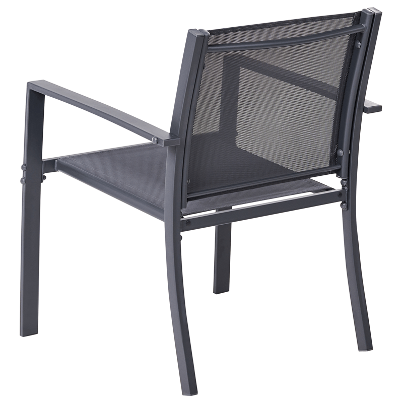 Soffgrupp utomhus med Bord 4-Sits Tavoleto - Mörkgrå - Utemöbler - Utegrupp - Loungegrupp