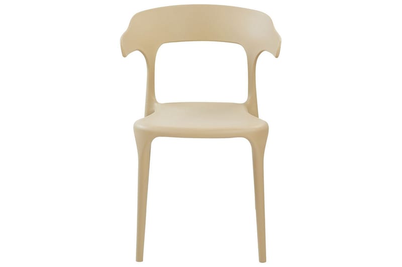 SQUINZANO Karmstol Utomhus 4 st Beige - Utemöbler - Balkong - Balkongmöbler - Balkongstolar