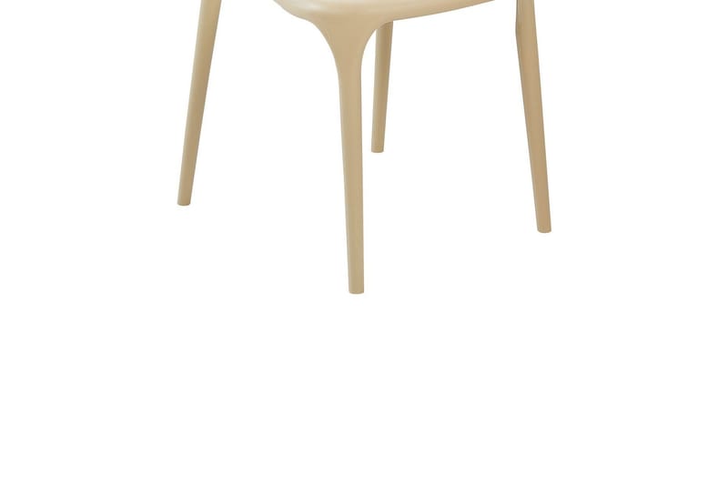 SQUINZANO Karmstol Utomhus 4 st Beige - Utemöbler - Balkong - Balkongmöbler - Balkongstolar