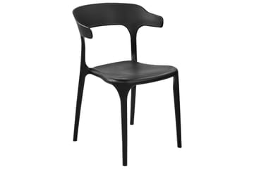SQUINZANO Karmstol Utomhus 8 st Svart