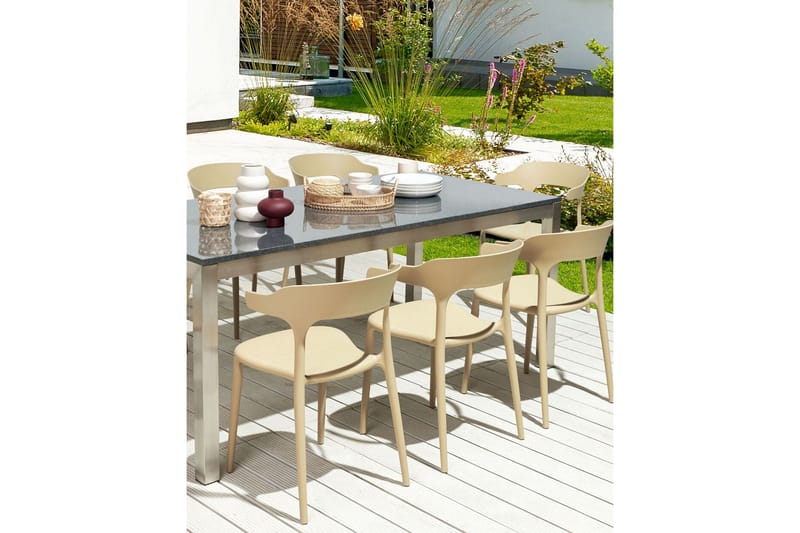 SQUINZANO Karmstol Utomhus Beige - Utemöbler - Balkong - Balkongmöbler - Balkongstolar