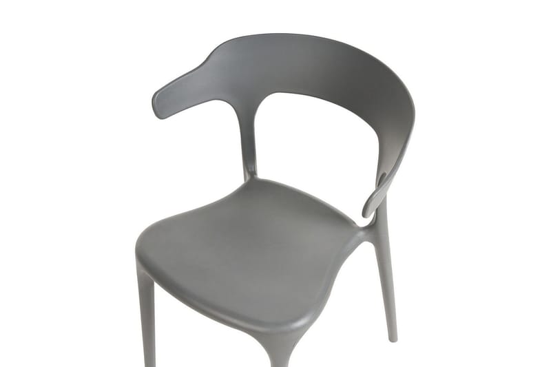 Squinzano Karmstol Utomhus - Grå - Utemöbler - Balkong - Balkongmöbler - Balkongstolar