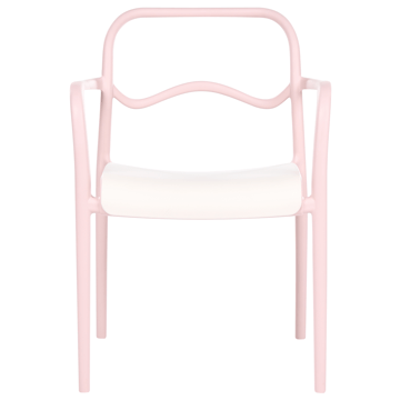 Stol utomhus Thasos - Rosa/Beige - Utemöbler - Balkong - Balkongmöbler - Balkongstolar