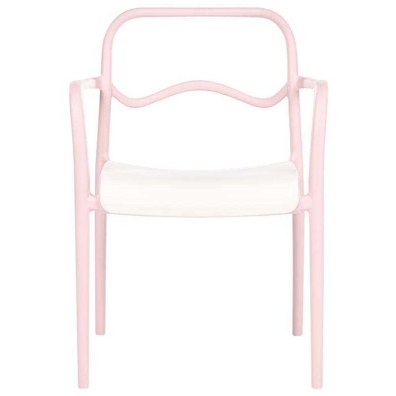 Stol utomhus Thasos - Rosa/Beige - Utemöbler - Balkong - Balkongmöbler - Balkongstolar