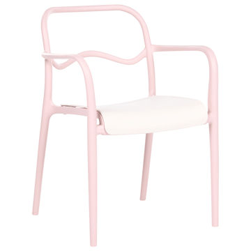 Stol utomhus Thasos - Rosa/Beige - Utemöbler - Balkong - Balkongmöbler - Balkongstolar