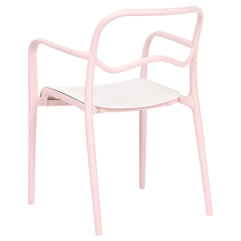 Stol utomhus Thasos - Rosa/Beige - Utemöbler - Balkong - Balkongmöbler - Balkongstolar