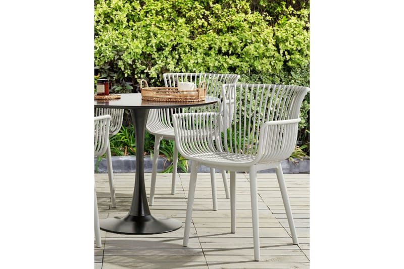 Taurisano Karmstol Utomhus - Grå - Utemöbler - Balkong - Balkongmöbler - Balkongstolar