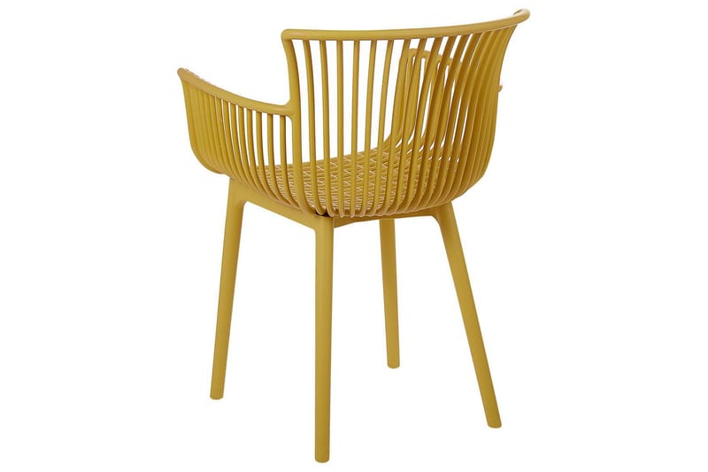 Taurisano Karmstol Utomhus - Gul - Utemöbler - Balkong - Balkongmöbler - Balkongstolar