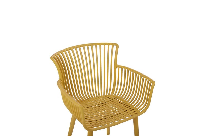 Taurisano Karmstol Utomhus - Gul - Utemöbler - Balkong - Balkongmöbler - Balkongstolar