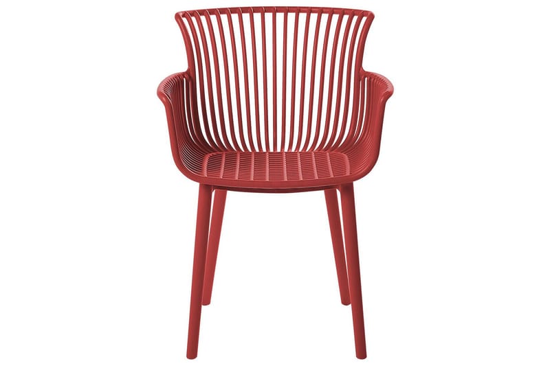 Taurisano Karmstol Utomhus - Röd - Utemöbler - Balkong - Balkongmöbler - Balkongstolar