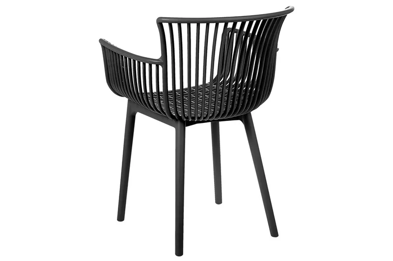 Taurisano Karmstol Utomhus - Svart - Utemöbler - Balkong - Balkongmöbler - Balkongstolar