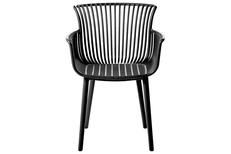 Taurisano Karmstol Utomhus - Svart - Utemöbler - Balkong - Balkongmöbler - Balkongstolar