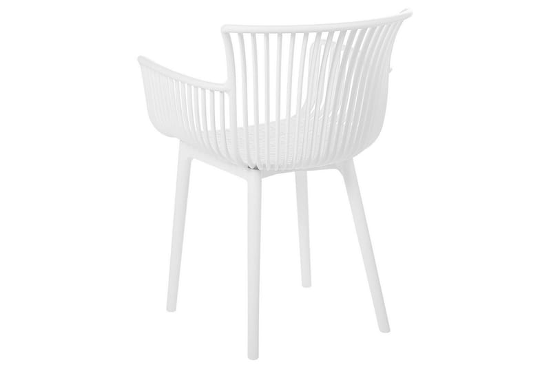 Taurisano Karmstol Utomhus - Vit - Utemöbler - Balkong - Balkongmöbler - Balkongstolar