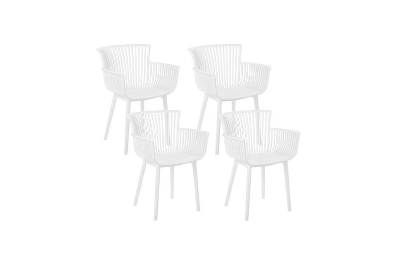 Taurisano Karmstol Utomhus - Vit - Utemöbler - Balkong - Balkongmöbler - Balkongstolar