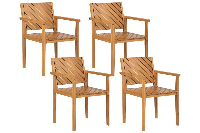 Taviano Karmstol Utomhus - Ljusbrun - Utemöbler - Balkong - Balkongmöbler - Balkongstolar