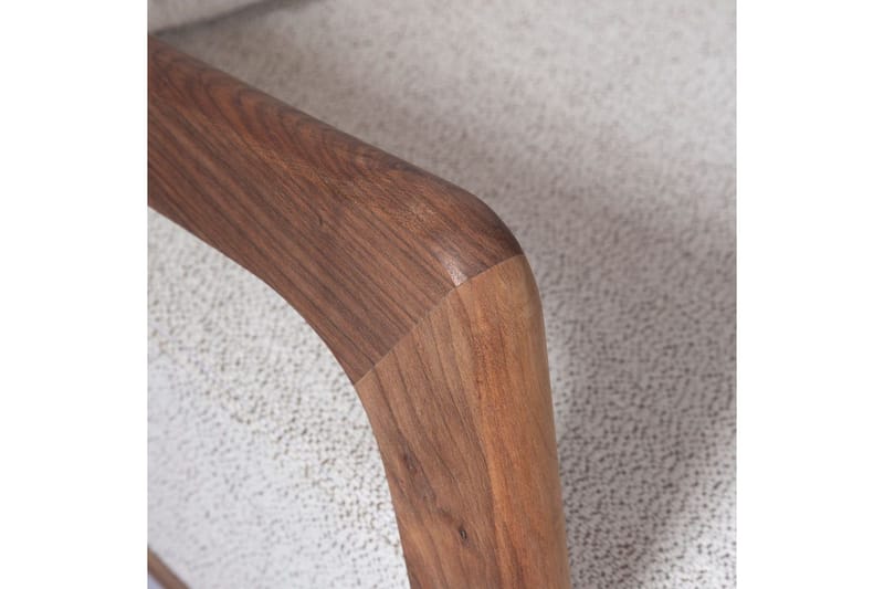 Trädgårdsbord & stolar (4 delar) Virella01 Grädde - Cremevit - Utemöbler - Balkong - Balkongmöbler - Balkonggrupper