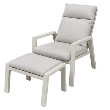 Trädgårdsmöbelgrupp Palermo relax med sidobord - beige - Utemöbler - Balkong - Balkongmöbler - Balkonggrupper