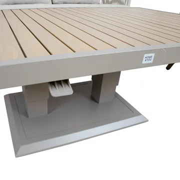 Trädgårdsmöbelset Bränor 6 delar - beige - Utemöbler - Balkong - Balkongmöbler - Balkonggrupper