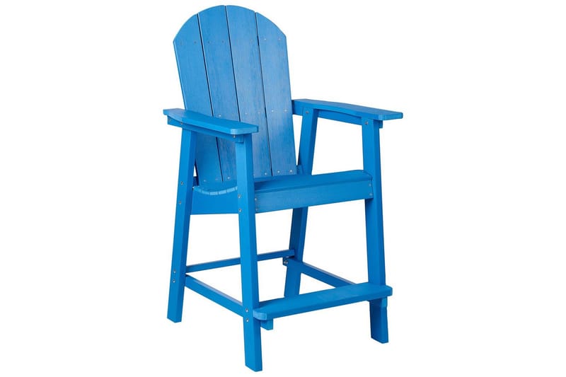 Trädgårdsstol Adirondack, Blå, 58x71x124 cm
