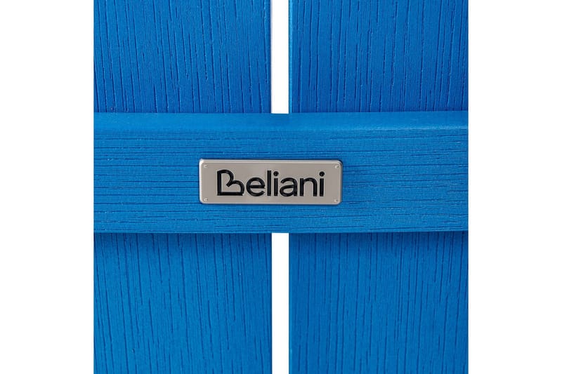 Trädgårdsstol Adirondack - Blå, 58x71x124 cm - Utemöbler - Balkong - Balkongmöbler - Balkongstolar