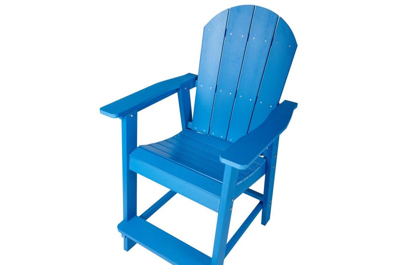 Trädgårdsstol Adirondack - Blå, 58x71x124 cm - Utemöbler - Balkong - Balkongmöbler - Balkongstolar