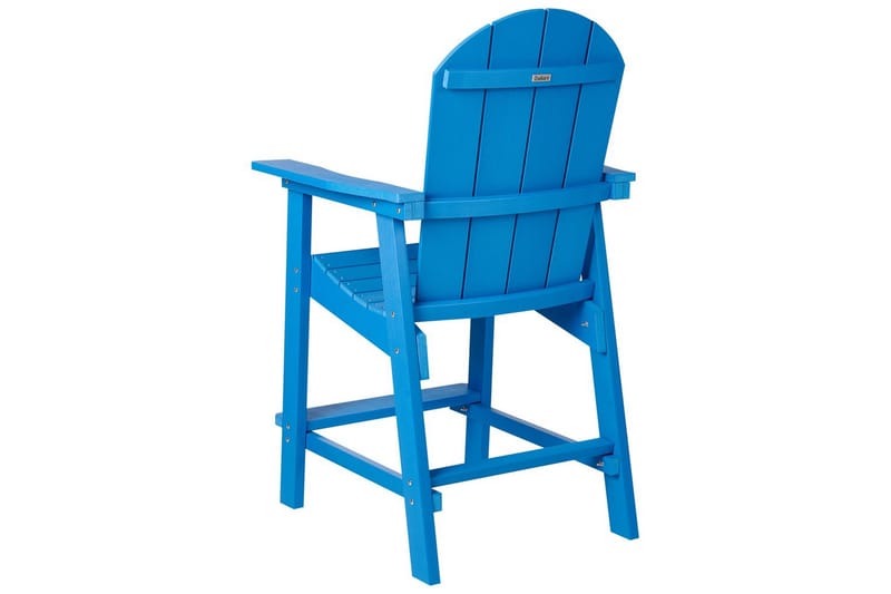 Trädgårdsstol Adirondack - Blå, 58x71x124 cm - Utemöbler - Balkong - Balkongmöbler - Balkongstolar