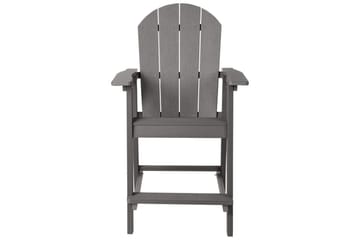 Trädgårdsstol Adirondack - Grå, 58x71x124 cm - Utemöbler - Balkong - Balkongmöbler - Balkongstolar