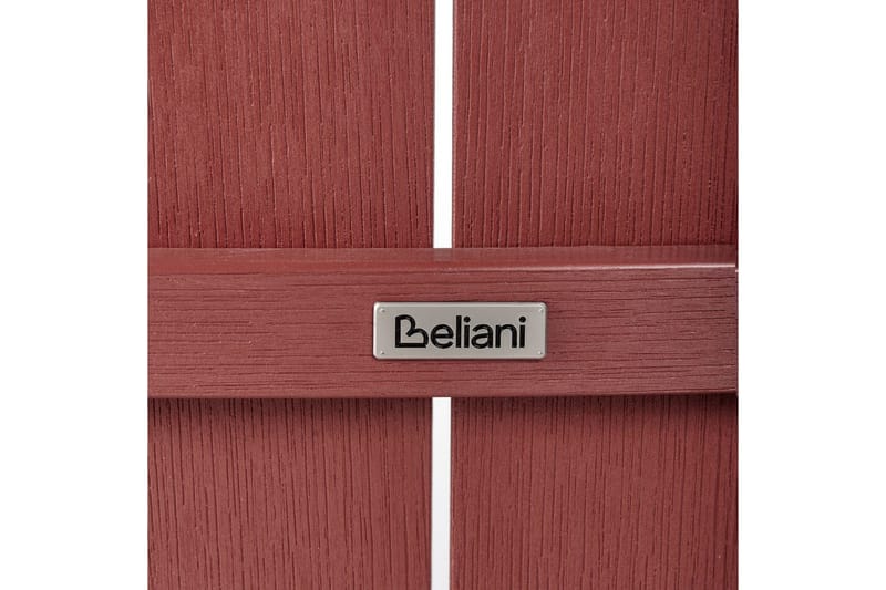 Trädgårdsstol Adirondack - Röd, 58x71x124 cm - Utemöbler - Balkong - Balkongmöbler - Balkongstolar