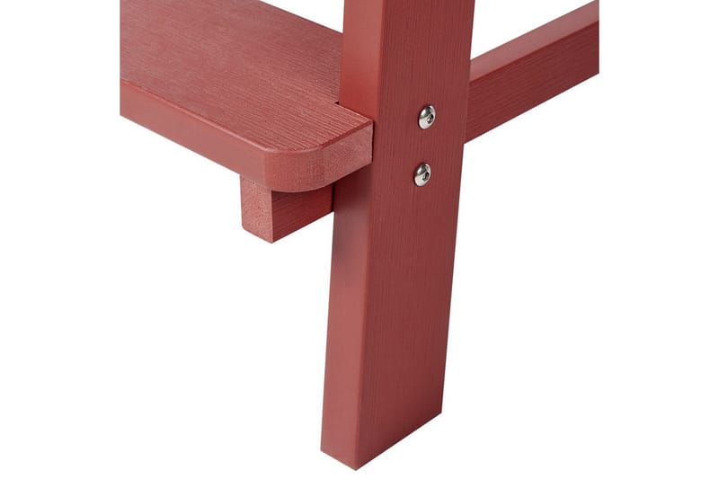Trädgårdsstol Adirondack - Röd, 58x71x124 cm - Utemöbler - Balkong - Balkongmöbler - Balkongstolar