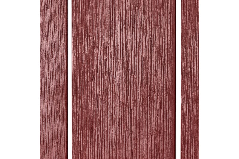 Trädgårdsstol Adirondack - Röd, 58x71x124 cm - Utemöbler - Balkong - Balkongmöbler - Balkongstolar