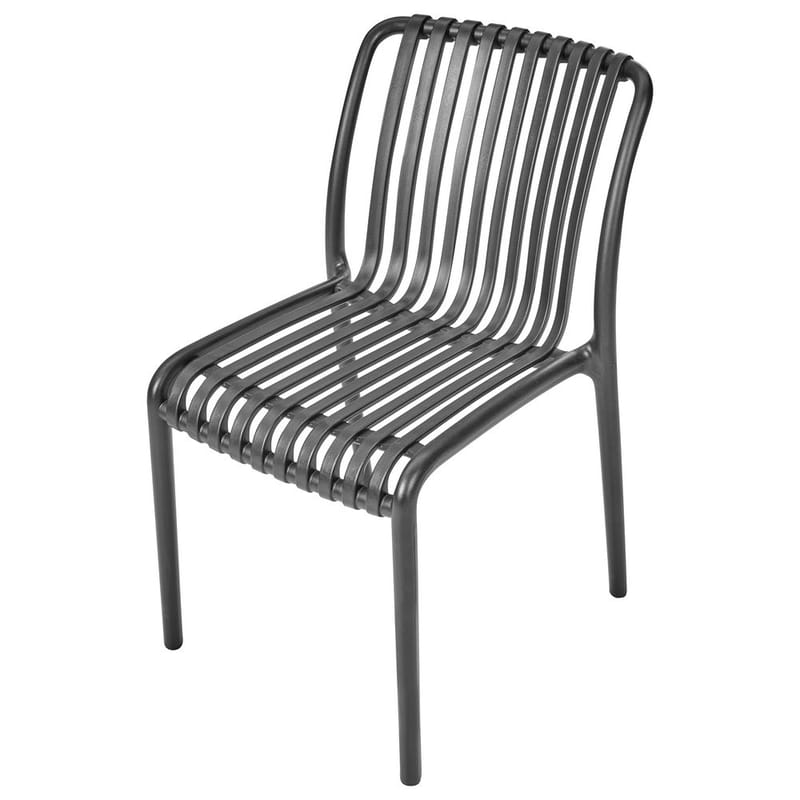 Trädgårdsstol Ariccia 4-pack - Svart - Utemöbler - Balkong - Balkongmöbler - Balkongstolar