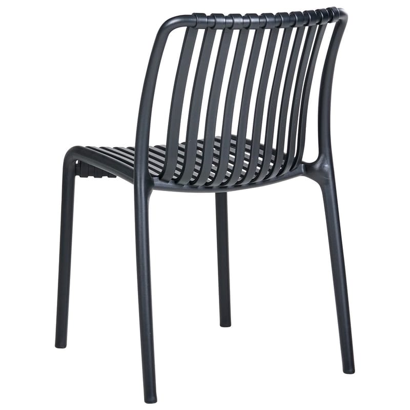 Trädgårdsstol Ariccia 4-pack - Svart - Utemöbler - Balkong - Balkongmöbler - Balkongstolar