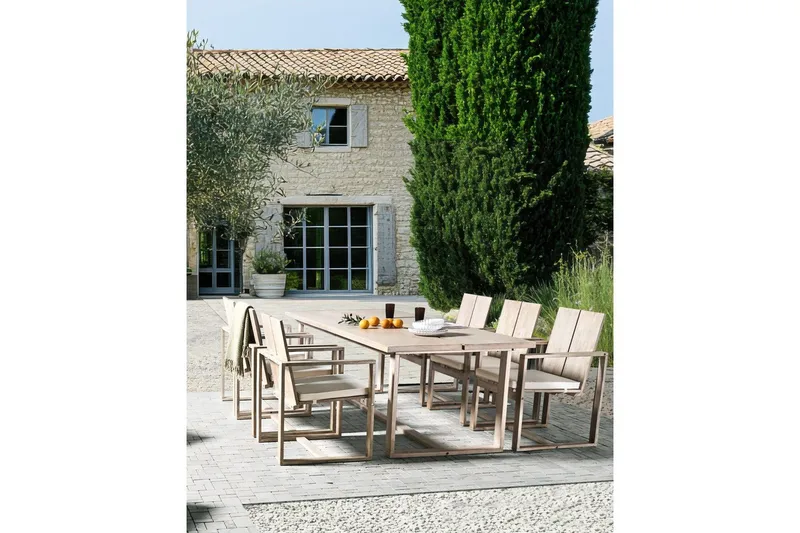 Trädgårdsstol Azzanello set om 6 - Utemöbler - Balkong - Balkongmöbler - Balkongstolar