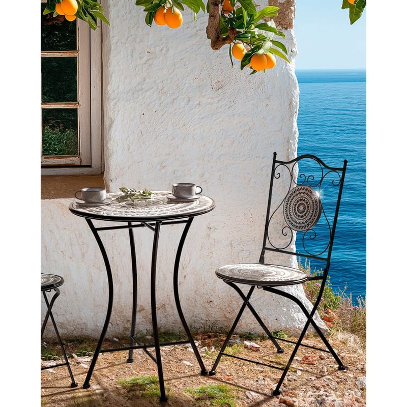 Trädgårdsstol Comiso 2-pack - Utemöbler - Balkong - Balkongmöbler - Balkongstolar