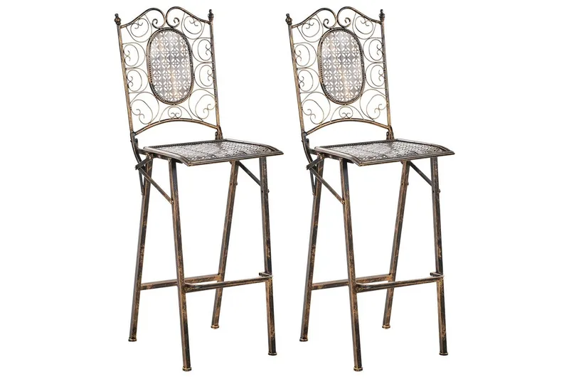 Trädgårdsstol set om 2 Bormio