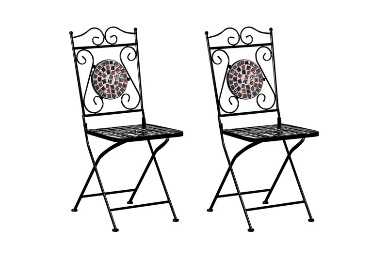 Trädgårdsstol set om 2 Carpino - Utemöbler - Balkong - Balkongmöbler - Balkongstolar