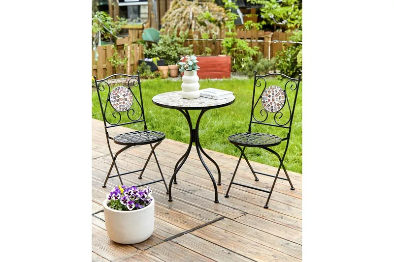 Trädgårdsstol set om 2 Casario - Utemöbler - Balkong - Balkongmöbler - Balkongstolar