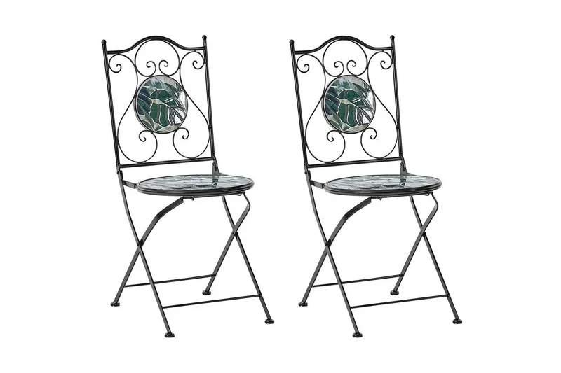 Trädgårdsstol set om 2 Cozzana - Utemöbler - Balkong - Balkongmöbler - Balkongstolar