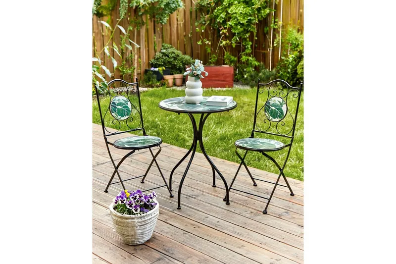 Trädgårdsstol set om 2 Cozzana - Utemöbler - Balkong - Balkongmöbler - Balkongstolar