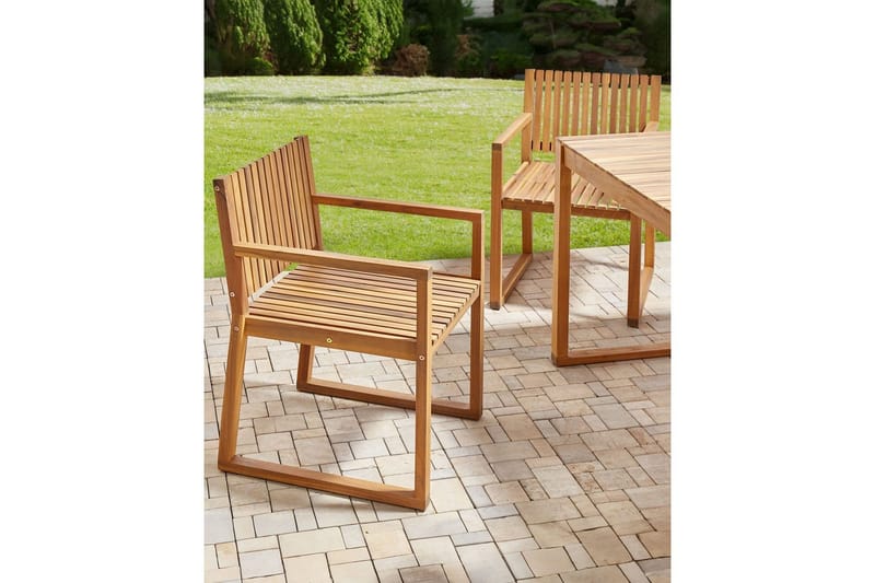 Trädgårdsstol set om 2 Sassari II - Utemöbler - Balkong - Balkongmöbler - Balkongstolar