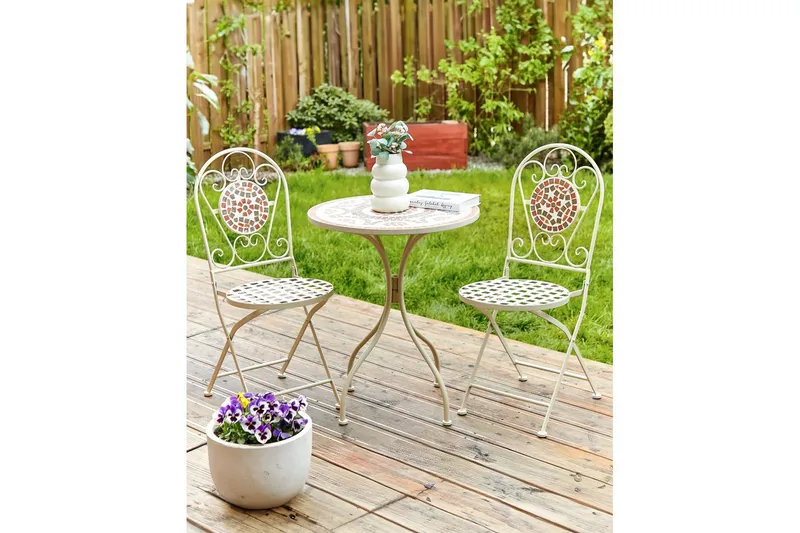 Trädgårdsstol set om 2 Spello - Utemöbler - Balkong - Balkongmöbler - Balkongstolar