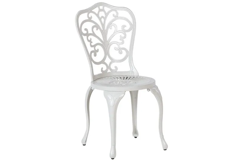 Trädgårdsstol set om 2 Triora - Vit - Utemöbler - Balkong - Balkongmöbler - Balkongstolar